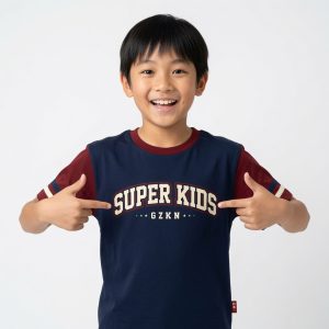 GZKN Kaos Anak SUPER KIDS Lengan Pendek - SSKIDS001