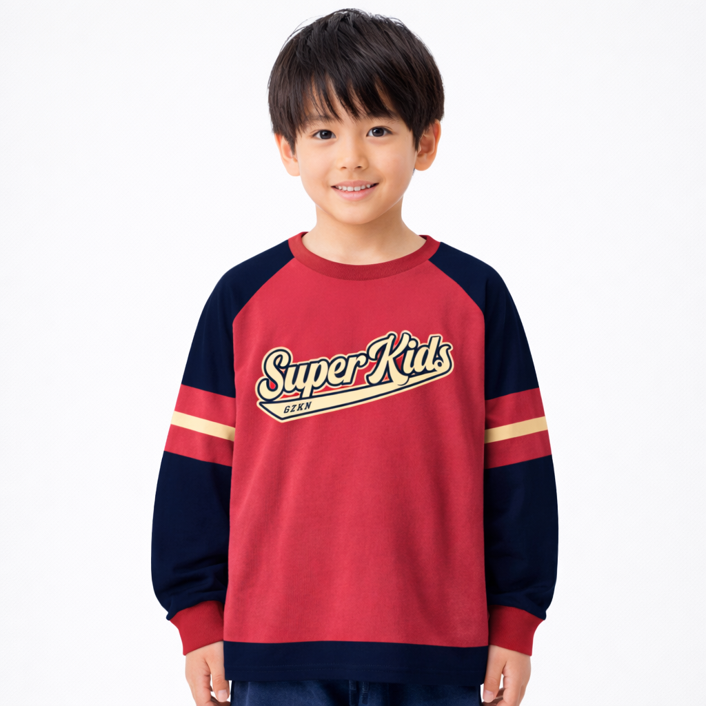 GZKN Kaos SUPER KIDS Anak Lengan Panjang Usia 1-12 Tahun - LSKIDS019